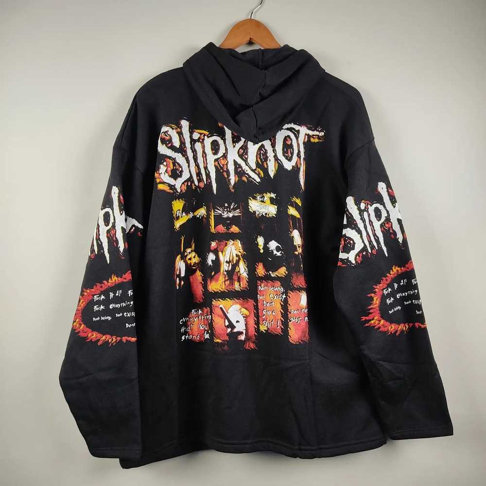 Band Tees × Slipknot × Vintage 90's Slipknot Hood… - image 4