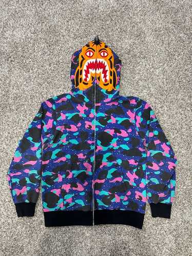 Bape × Kid Cudi Bape Kid Cudi Tiger Ful Zip Hoodie