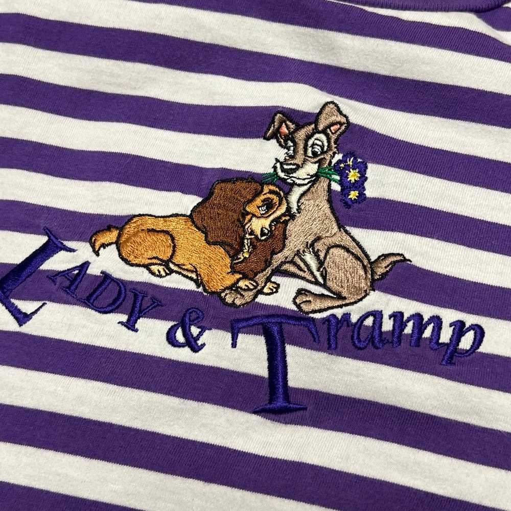 Vintage 90s Disney Lady and the Tramp T Shirt 2XL… - image 2