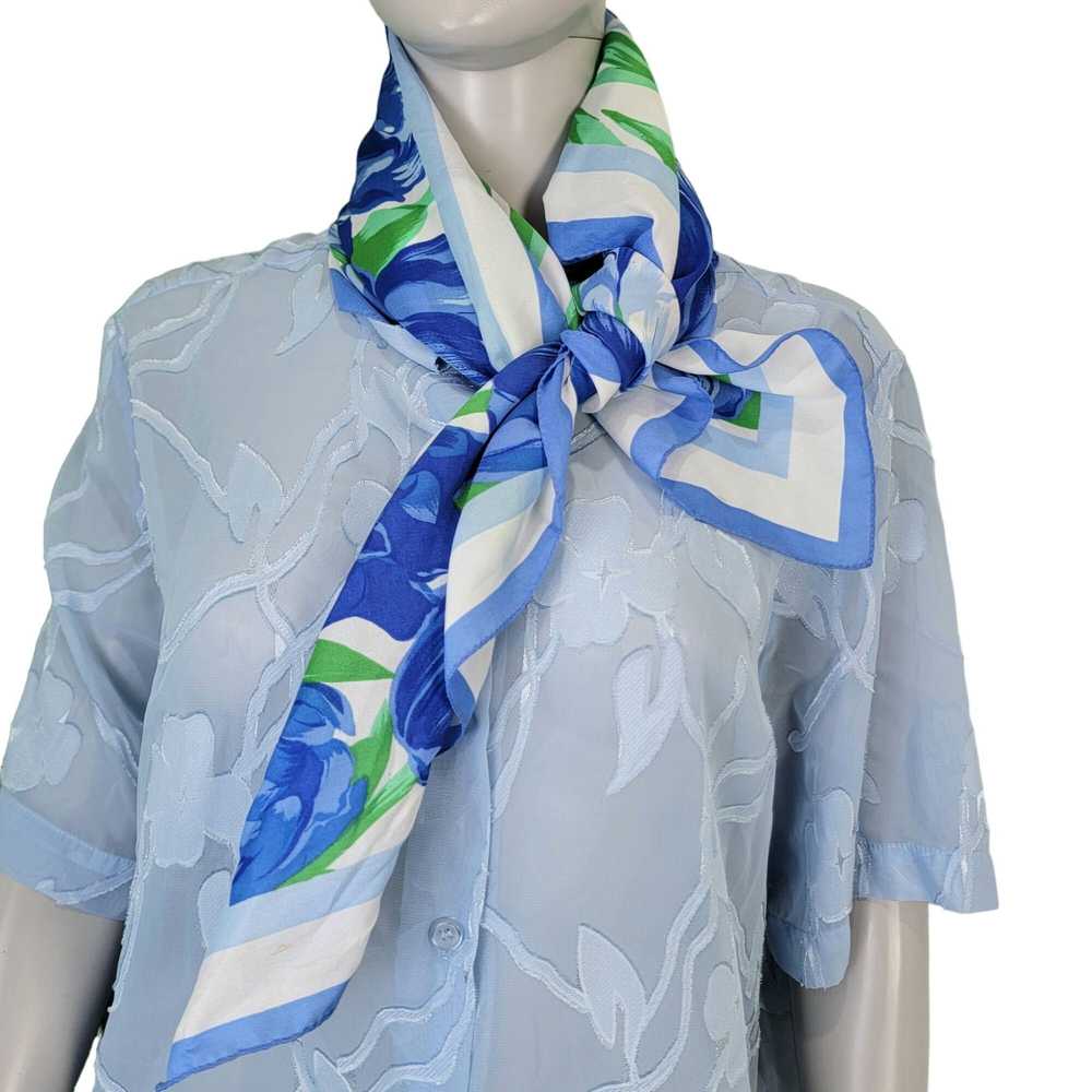 Vintage Vintage 80s Tulip Scarf Women Accessories… - image 4