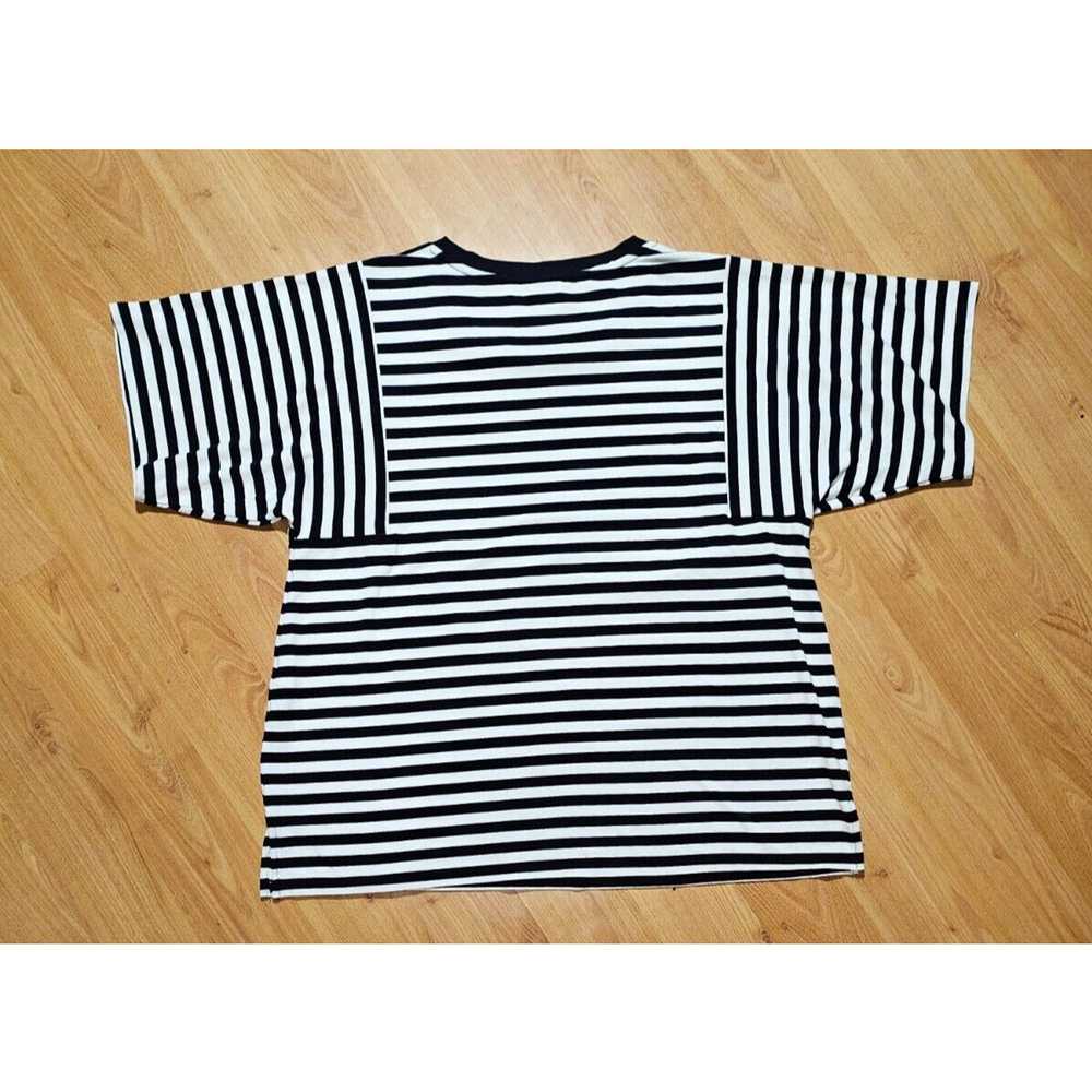 Chicos CHICO’S Women’s Blue and White Stripped T-… - image 4