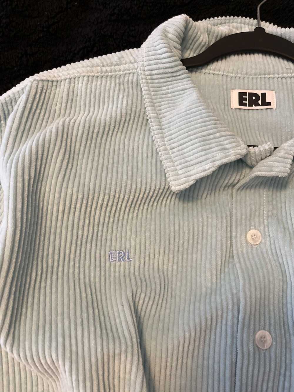 ERL ERL corduroy blue button down - image 4