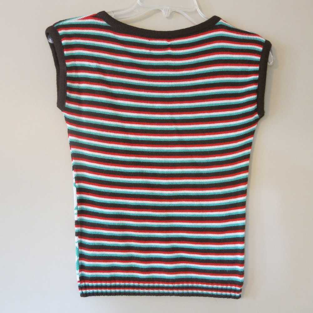 VINTAGE SEARS MATES Jr Bazaar Sleeveless Top Size… - image 3