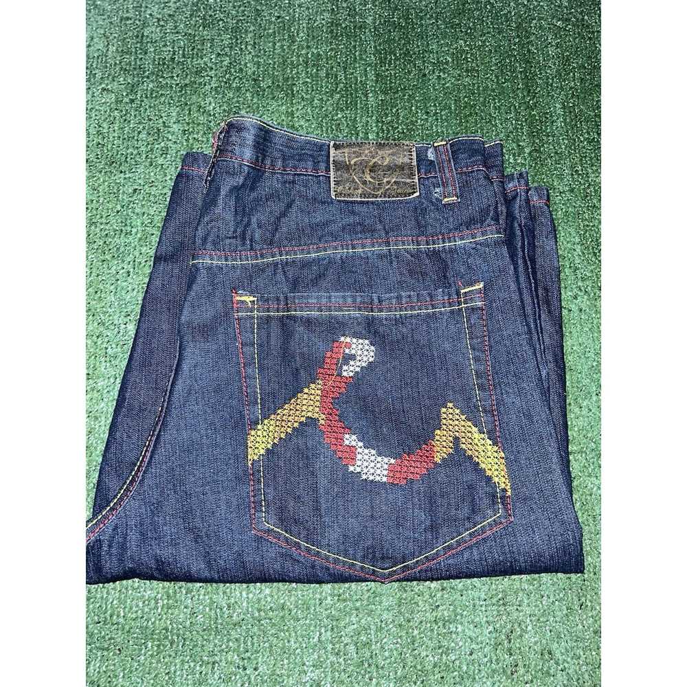 Southpole Y2K Embroidered Corked VTG Baggy Shorts… - image 1