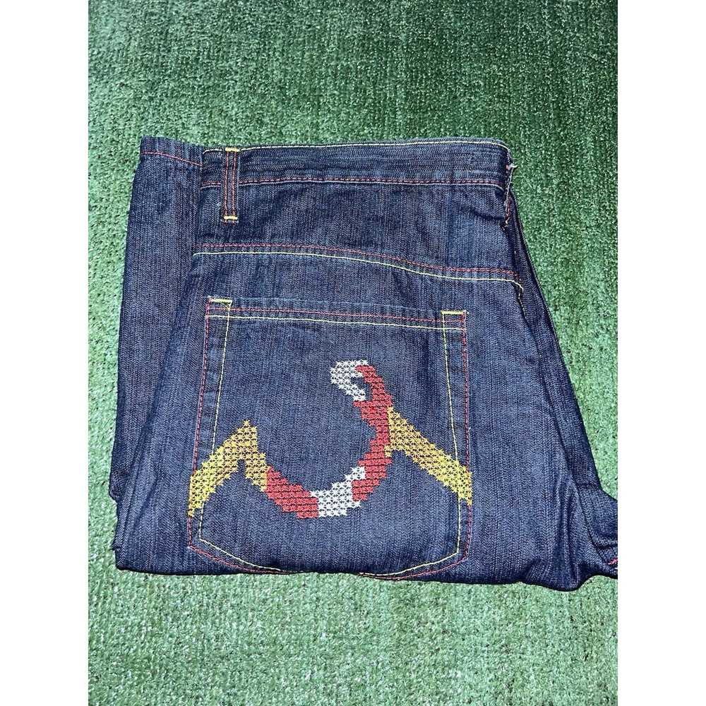 Southpole Y2K Embroidered Corked VTG Baggy Shorts… - image 2