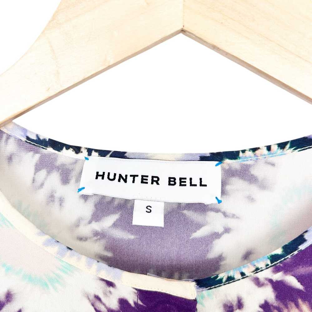 Hunter Bell Hunter Bell Finley Purple Printed Blo… - image 2