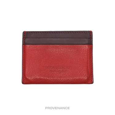 Burberry 🔴 Burberry Card Holder Wallet - Red Pat… - image 1