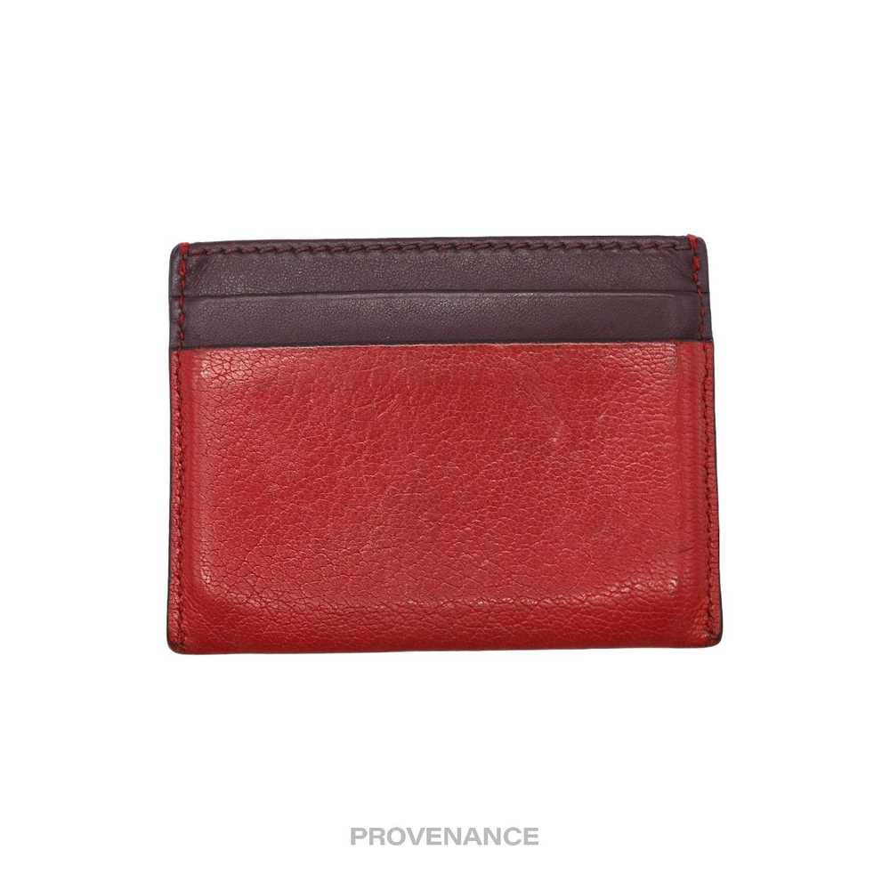 Burberry 🔴 Burberry Card Holder Wallet - Red Pat… - image 2