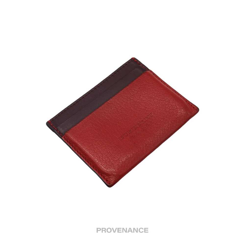 Burberry 🔴 Burberry Card Holder Wallet - Red Pat… - image 4