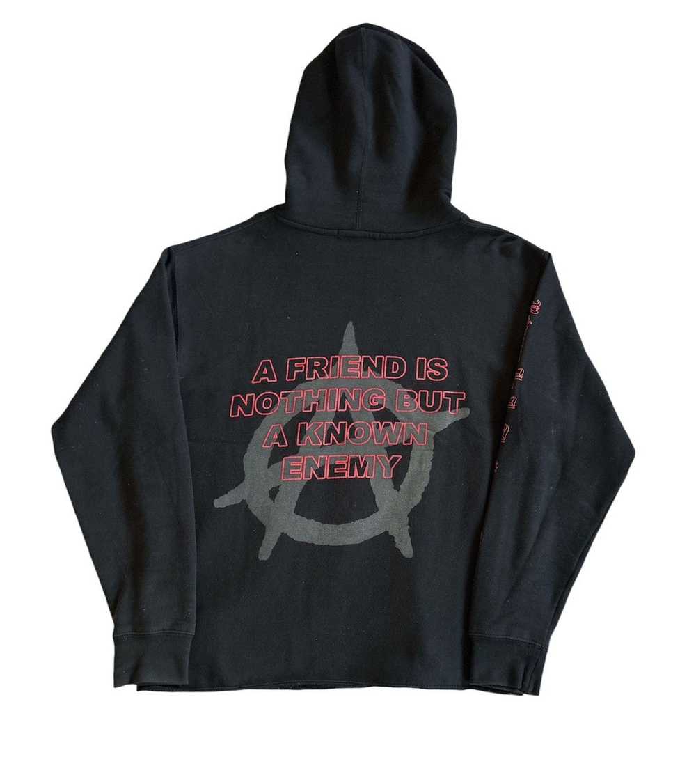 Revenge × Streetwear Revenge Black Anarchy Hoodie… - image 2