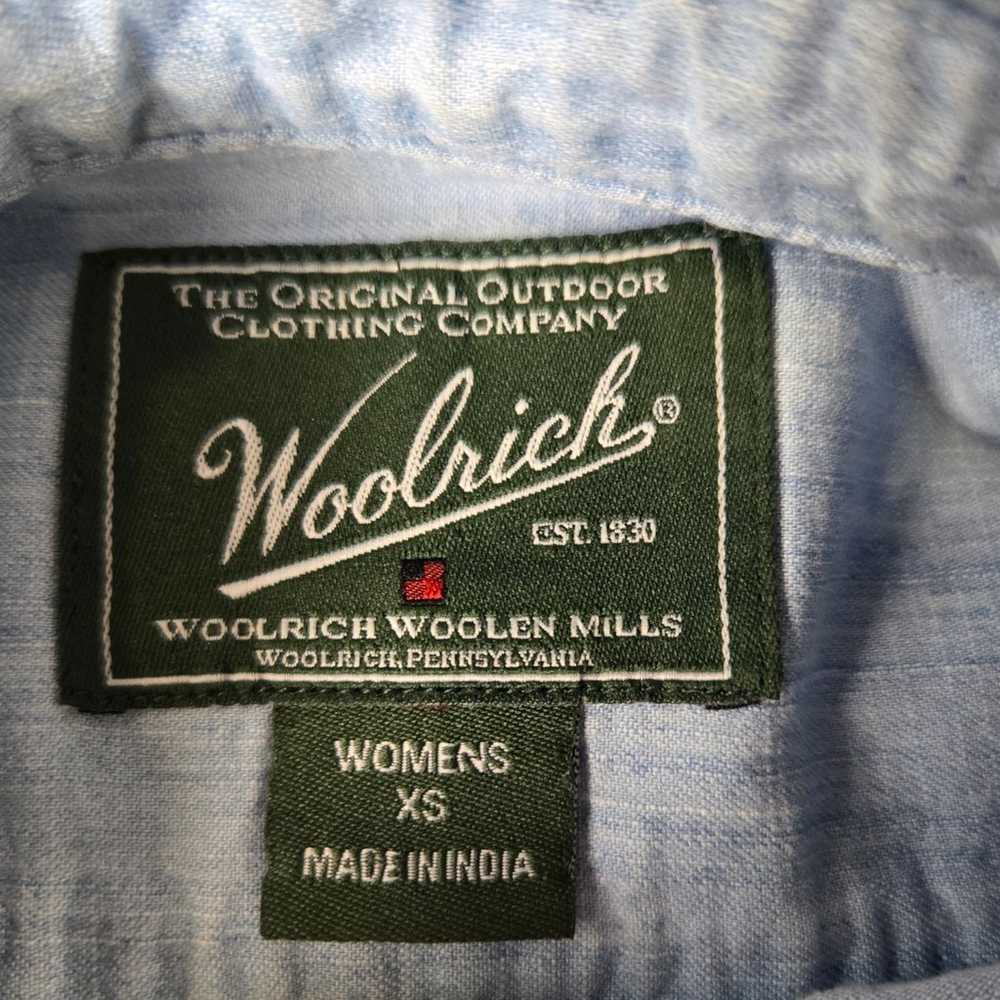 Vintage Woolrich Light Wash Denim Classic Button … - image 4