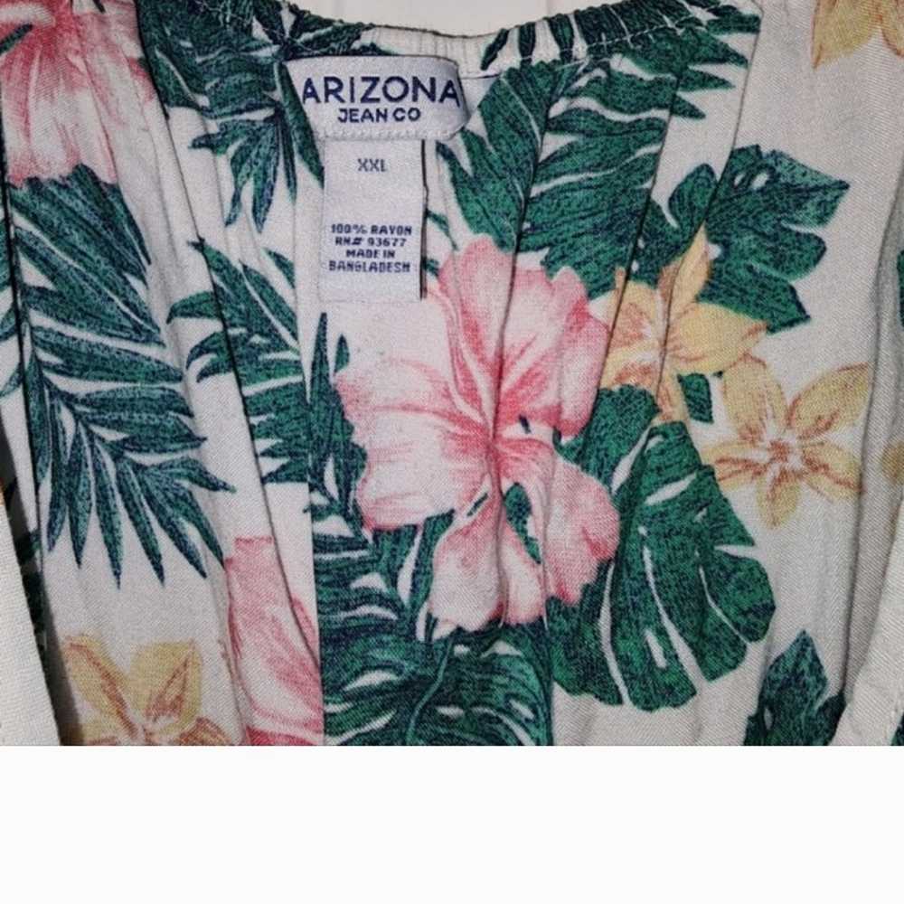 Arizona jean Co tropical romper XXL fits a 2x - image 2