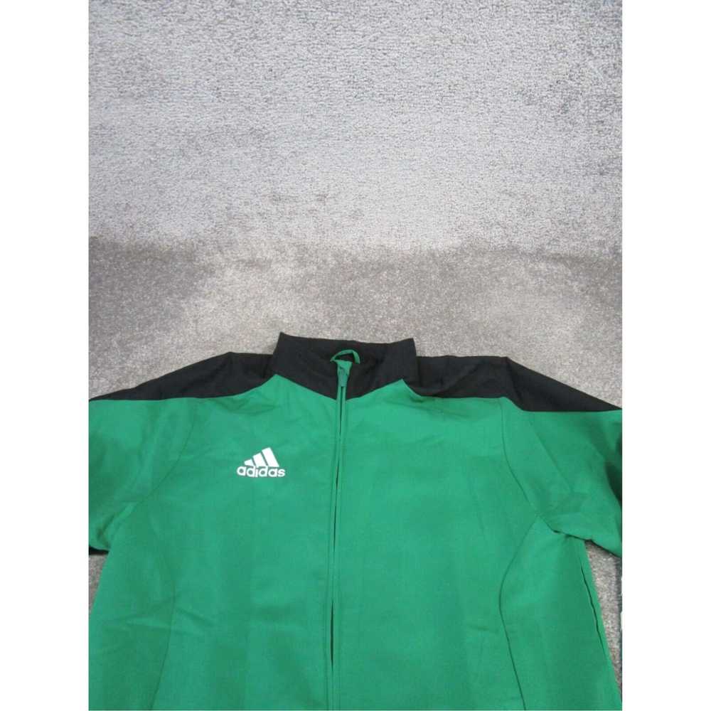 Adidas Authentic Mens Green Full Zip Soccer Light… - image 2