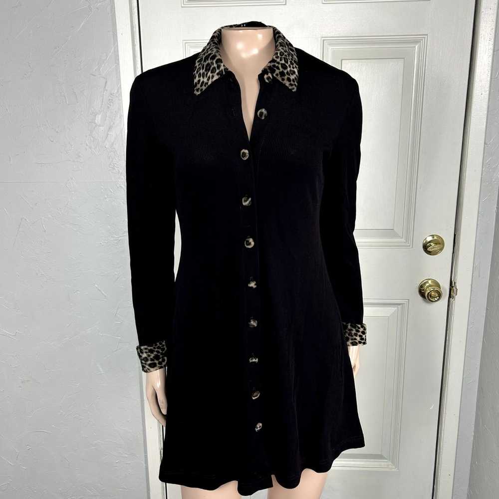 Vintage 80s 90s Ronni Nicole Petite Womens Dress … - image 1