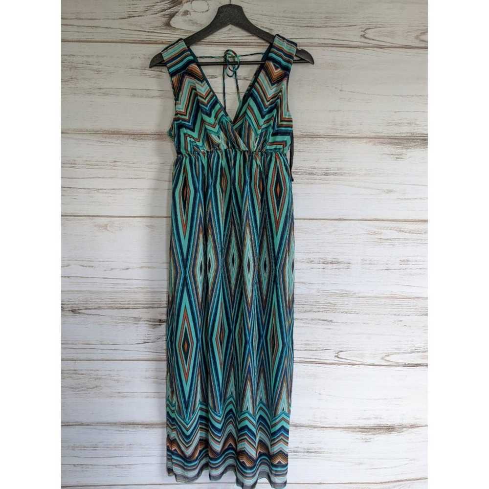 Cynthia Rowley Printed Maxi sz 6 - image 1