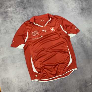 Puma × Soccer Jersey × Vintage Rare! Vintage Swit… - image 1