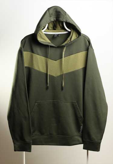 Vintage Reebok Sports Script Hoodie Green - image 1