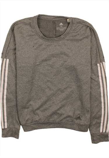 Vintage 90's Adidas Sweatshirt Plain Crew Neck Gr… - image 1