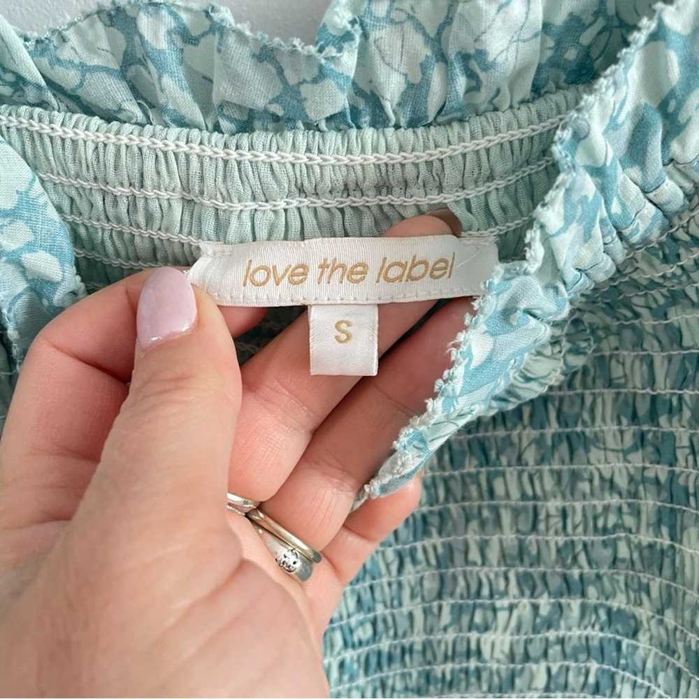 Love The Label | Women’s Turquoise Blue Smocked R… - image 5