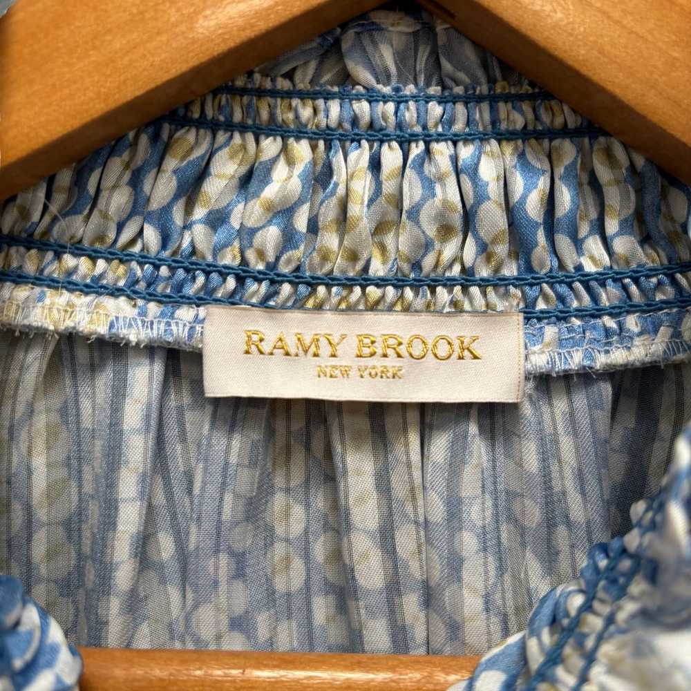 Ramy Brook Mock Neck Balloon Sleeve Blouse - image 6