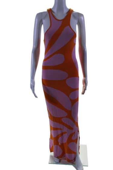 Solid & Striped Womens The Sia Dress Orange Size 6