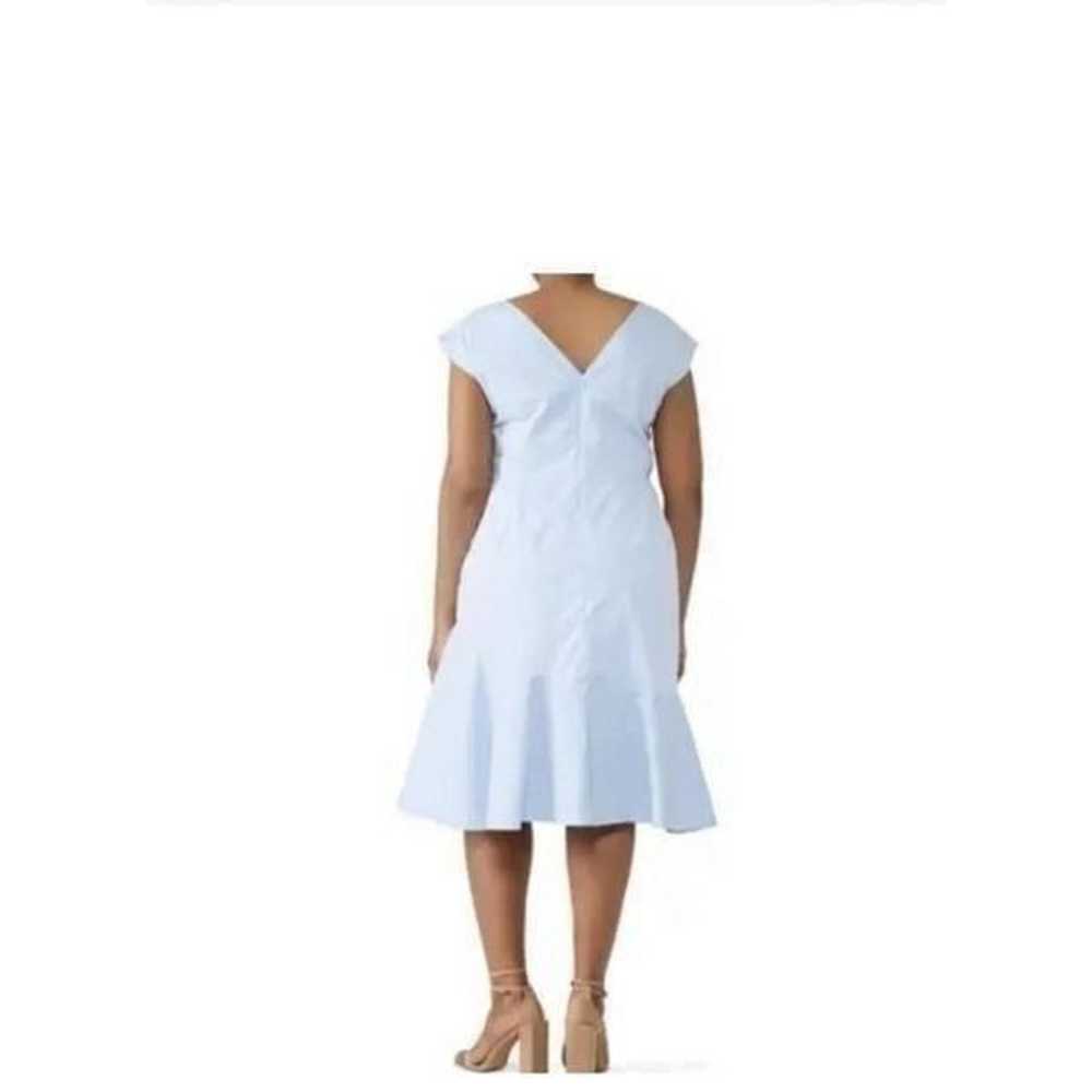 Jason Wu x Eloquii Dress Size 20 Blue White Strip… - image 3