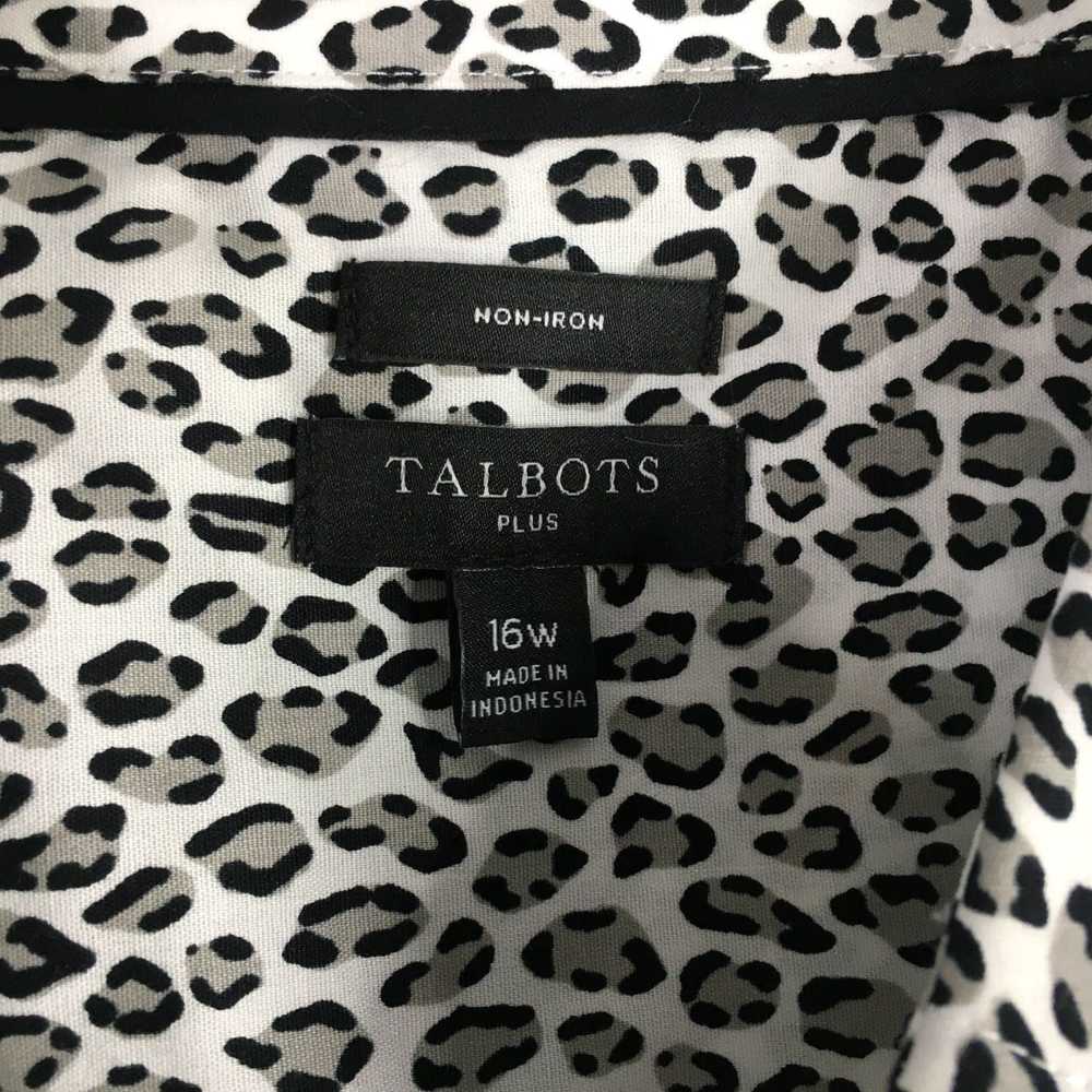 Talbots Mature Ladies Plus Size Womens 16W Leopar… - image 4