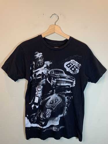 Art × Rare × Vintage *RARE* Vintage Route 66 Noir… - image 1