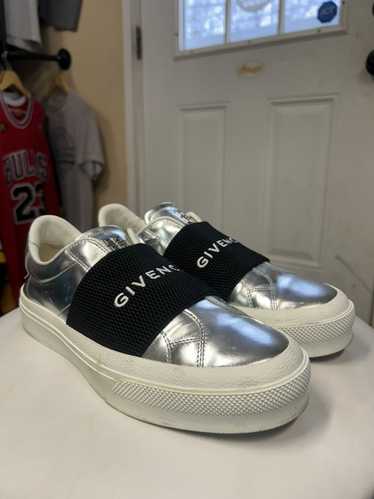 Givenchy Givenchy Silver Reflective Sneakers