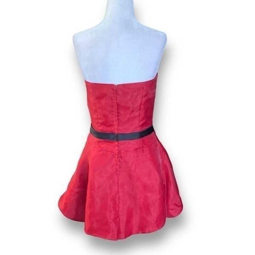 Vintage Eden Bridals Dress Red Strapless Corset B… - image 2