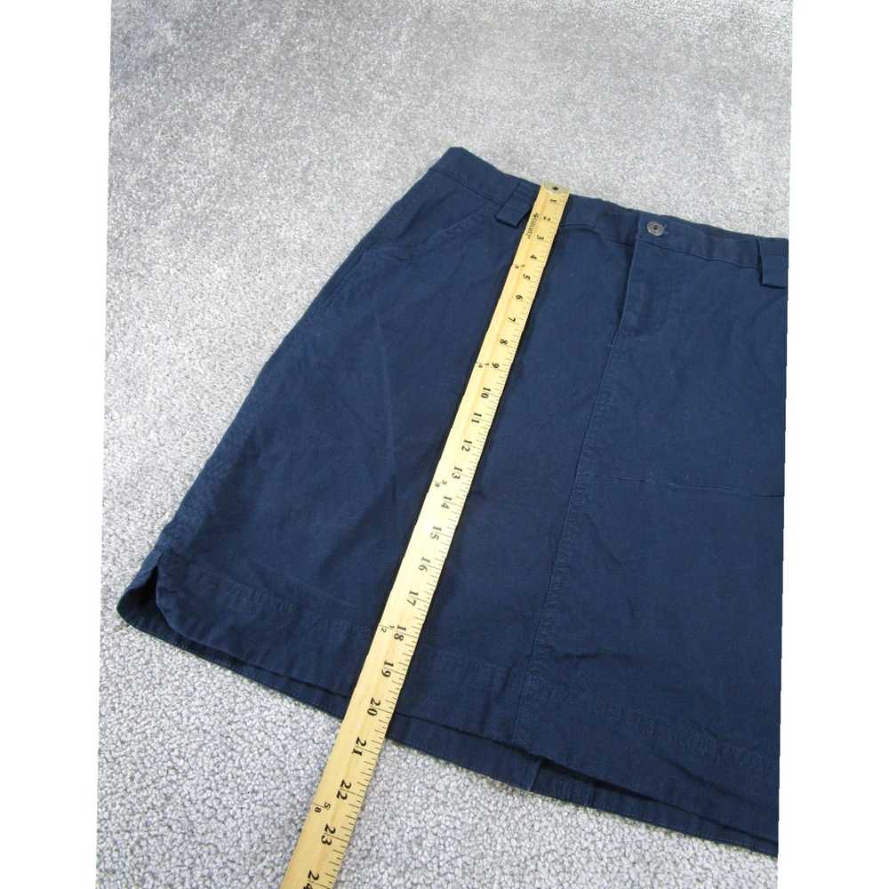 Vintage Navy Blue Straight Cut Women's Skirt from… - image 3