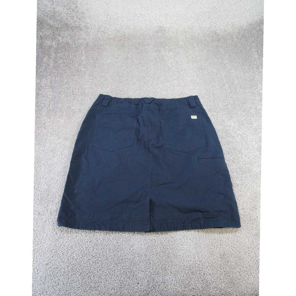 Vintage Navy Blue Straight Cut Women's Skirt from… - image 7