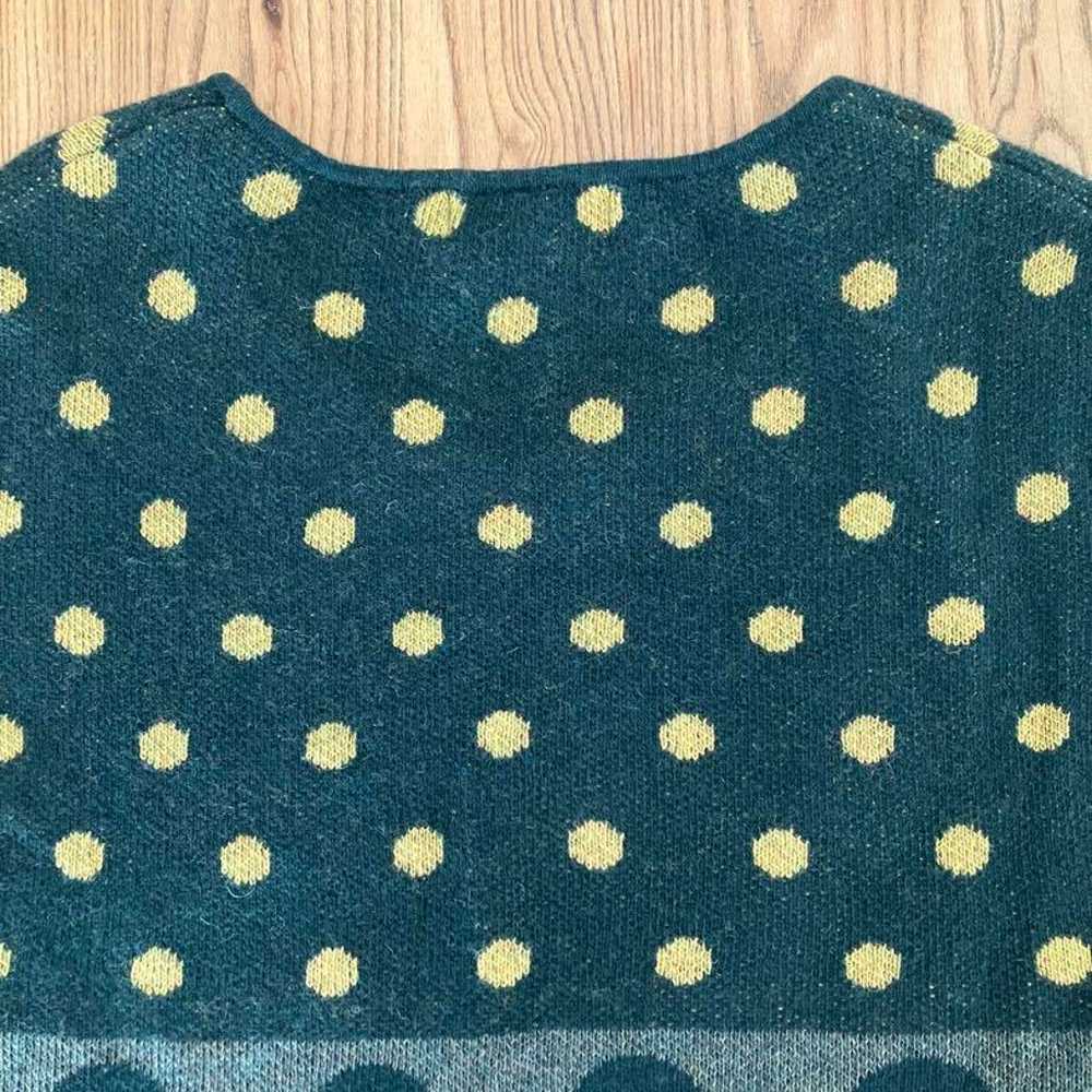 Joemama Hokomomora Green Polka Dot Knit Tunic Siz… - image 9