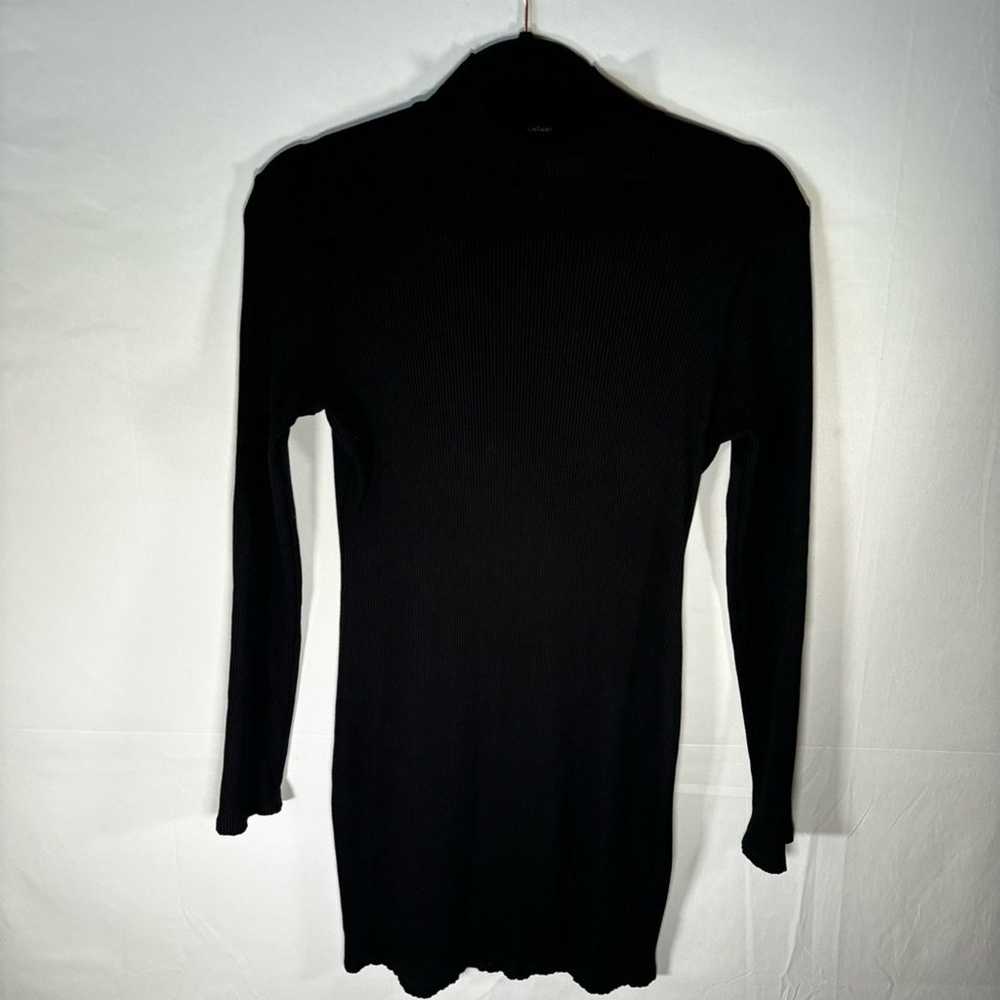 Lulus Size XL Long Sleeve Bodycon Dress Black Swe… - image 5