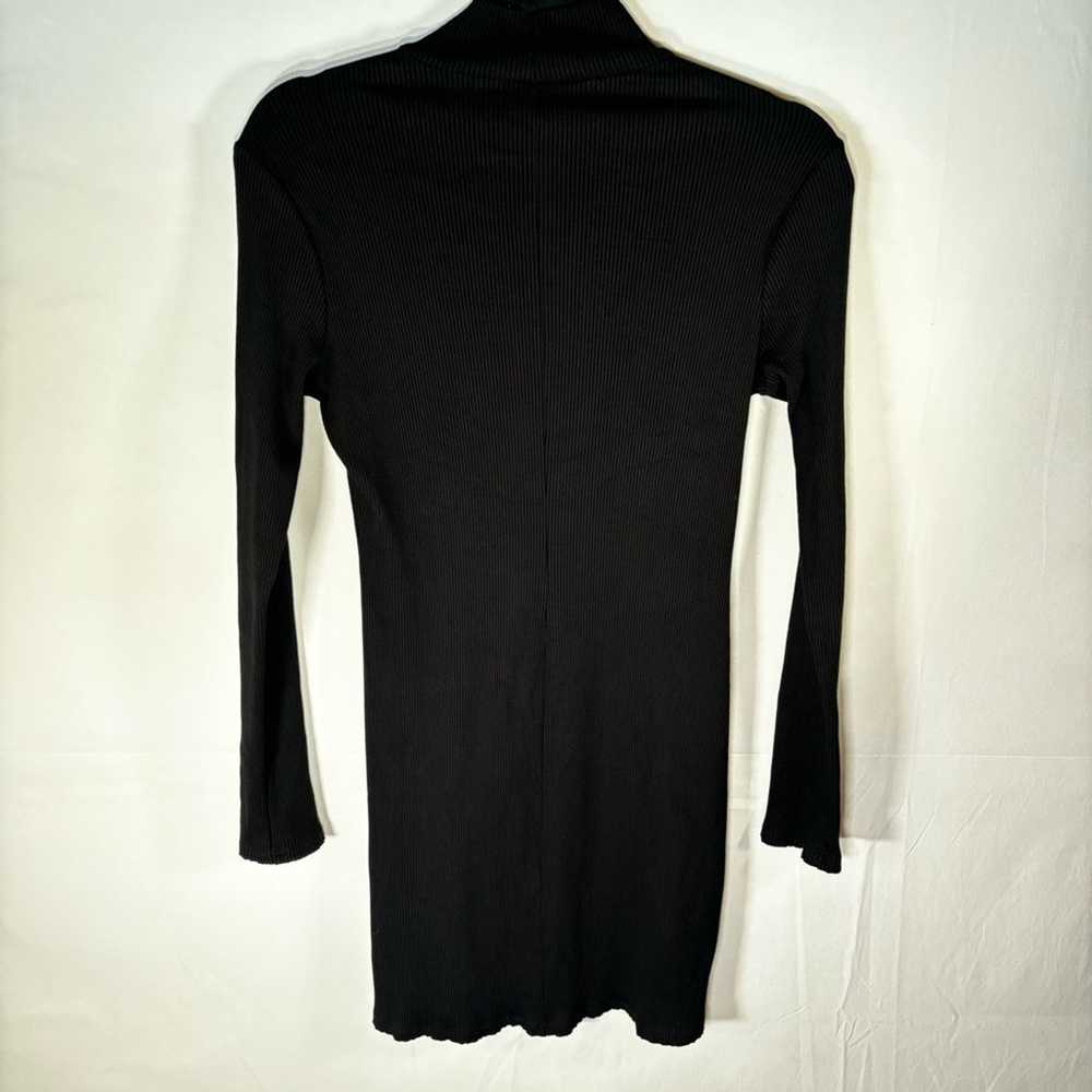 Lulus Size XL Long Sleeve Bodycon Dress Black Swe… - image 6