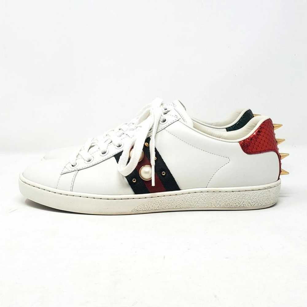 Gucci Ace leather trainers - image 4