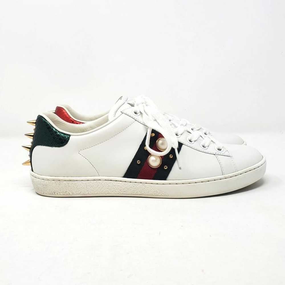 Gucci Ace leather trainers - image 5