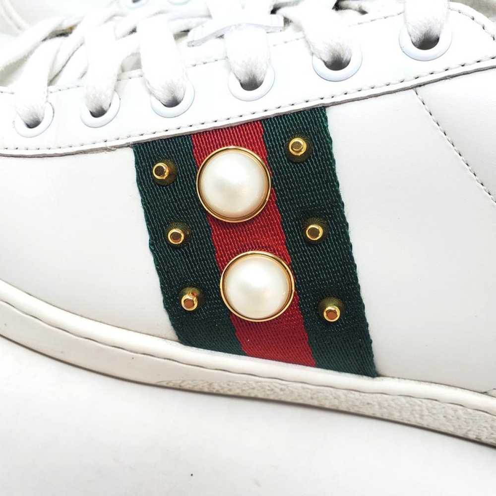 Gucci Ace leather trainers - image 9