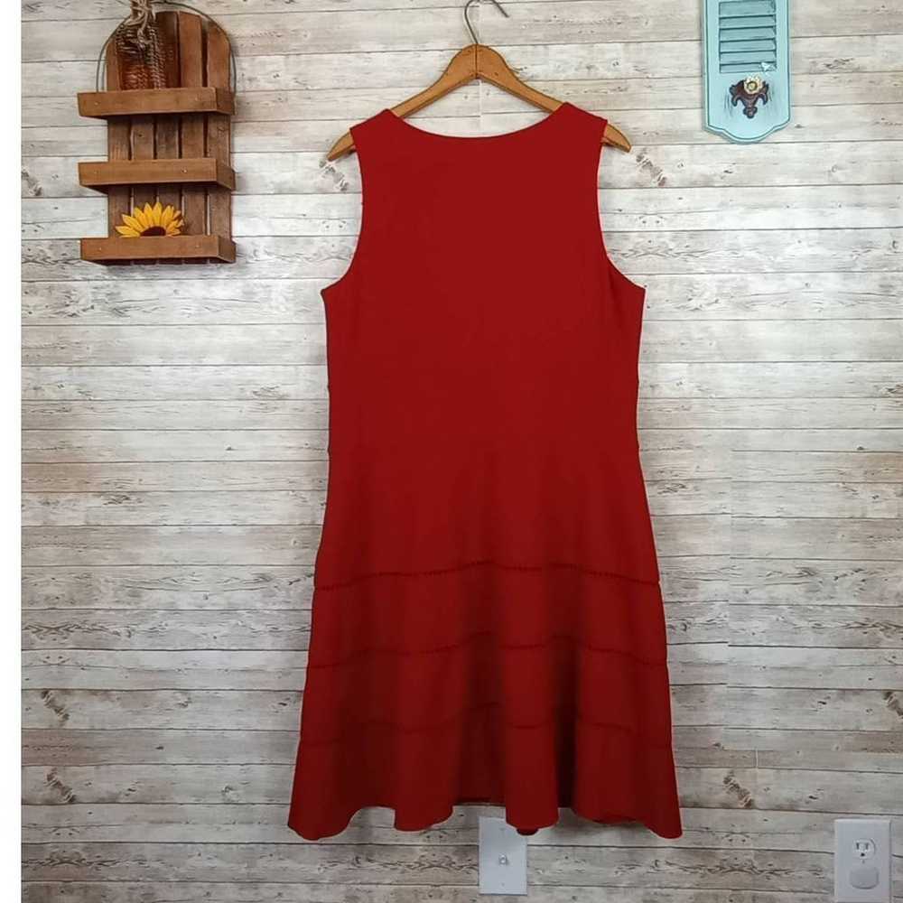 Sharagano Crimson Sleeveless Dress Size 16 - image 2