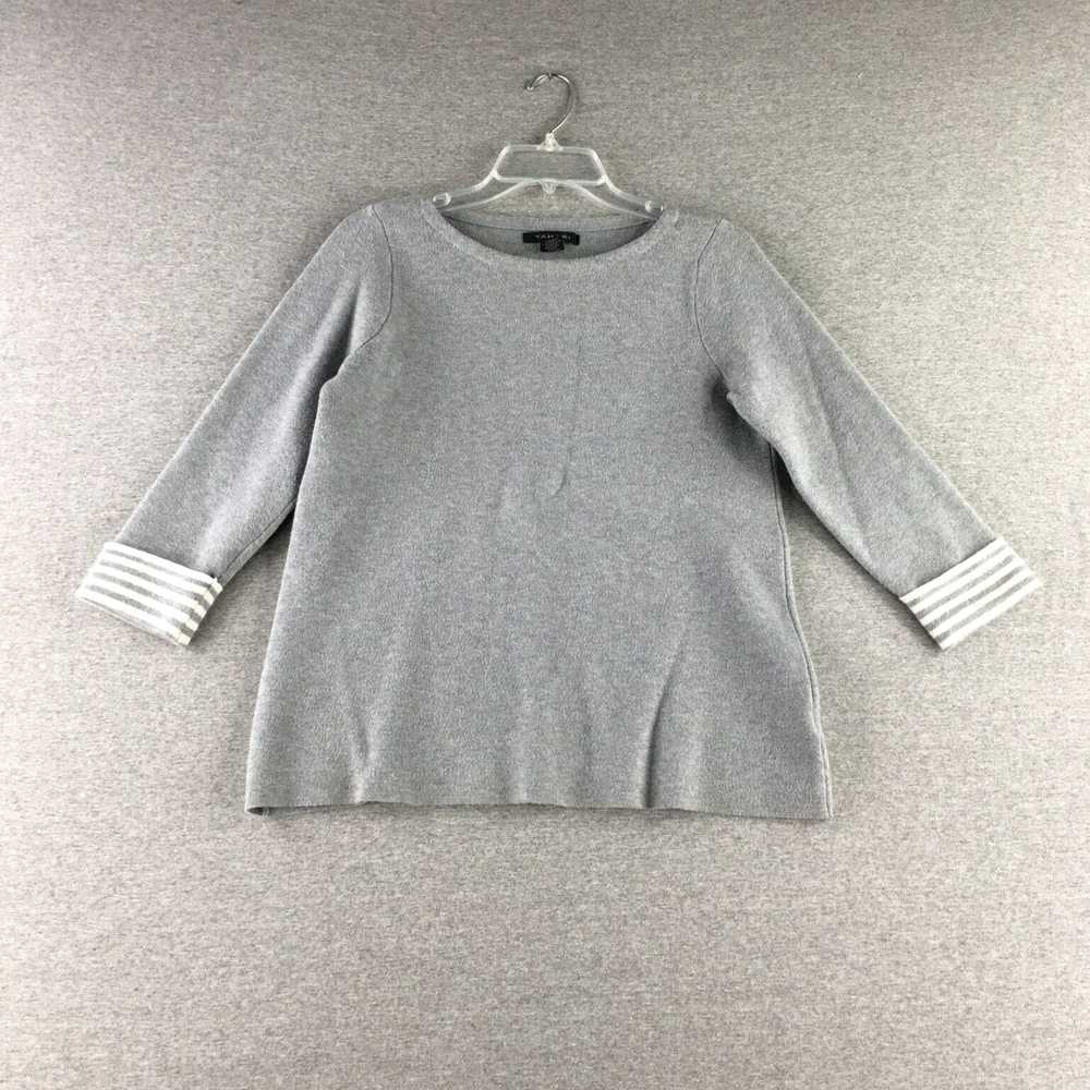 Vintage Tahari Grey Casual Pullover Sweater For L… - image 1