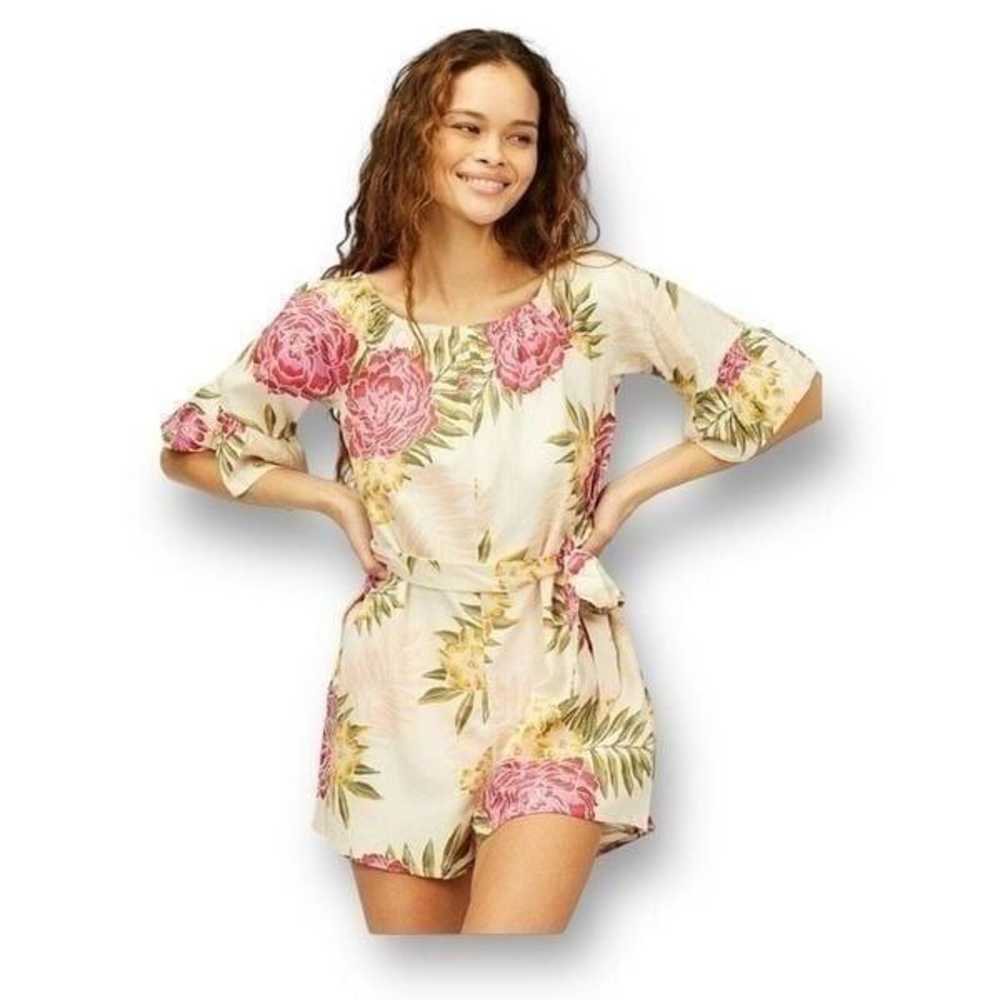 Billabong Tropical Fun For Now Romper Size Small - image 1