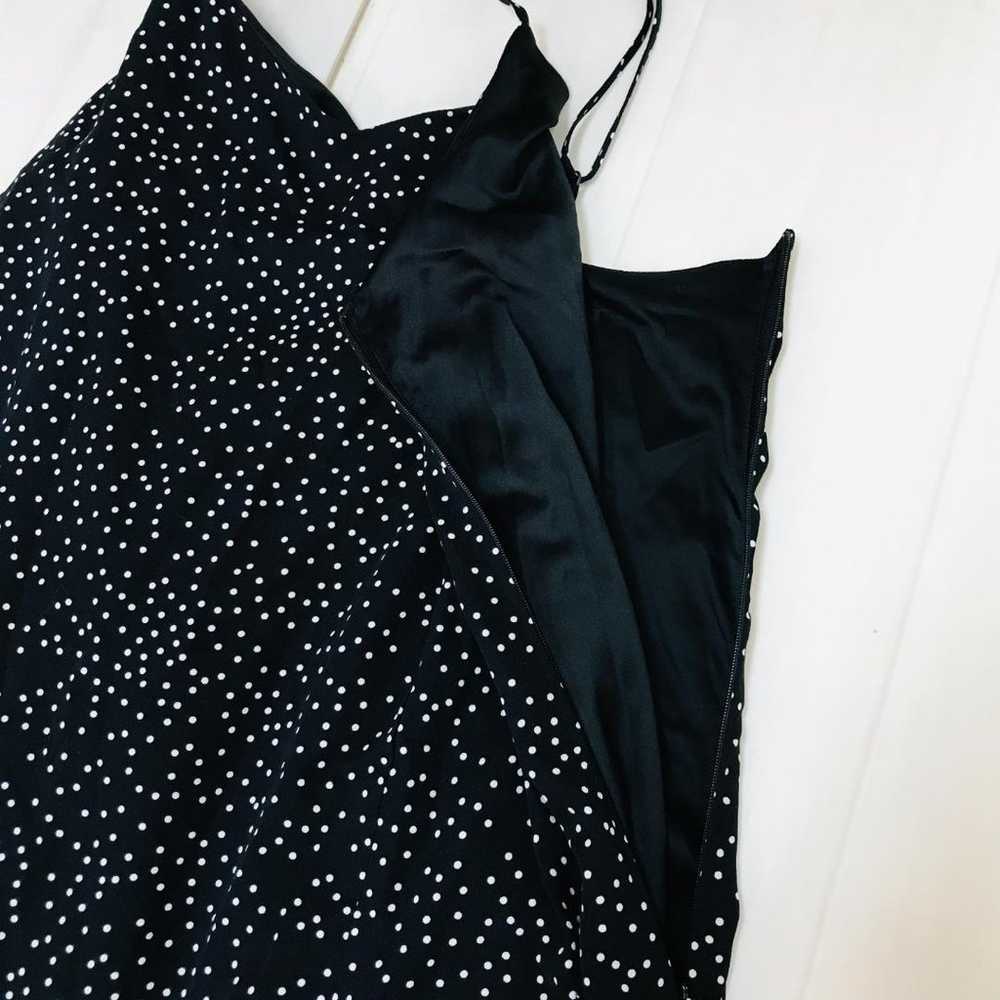 Jill Stuart black and white polka dot pattern thi… - image 11