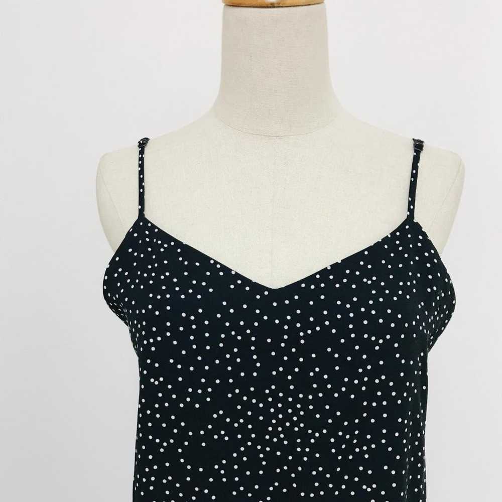 Jill Stuart black and white polka dot pattern thi… - image 3