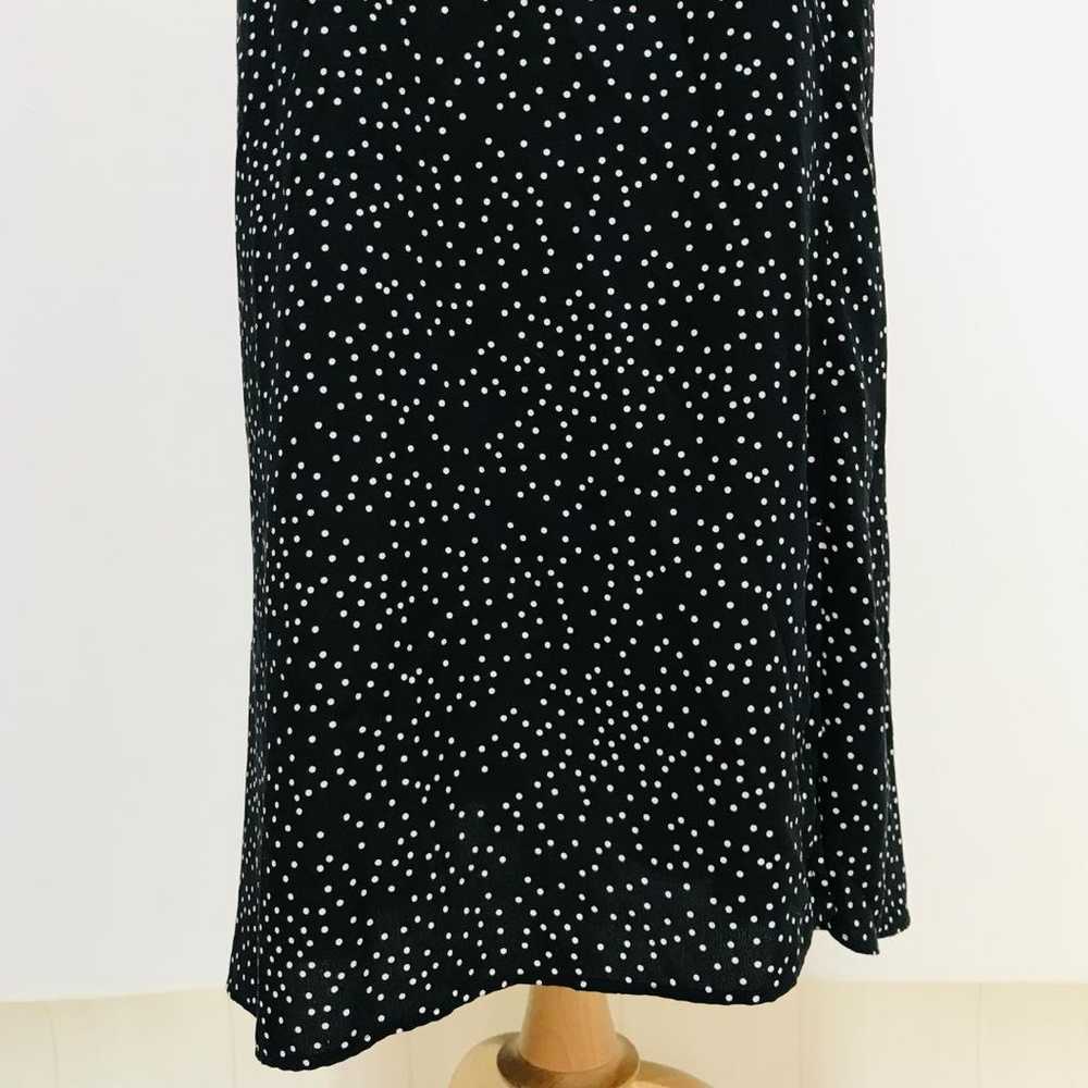 Jill Stuart black and white polka dot pattern thi… - image 4