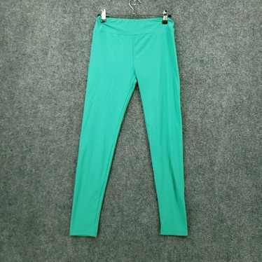 Vintage LuLaRoe Leggings Womens One Size Green Mi… - image 1