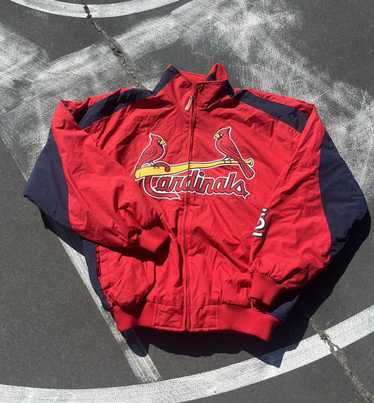 St. Louis Cardinals Cooperstown Collection Jacket Zip Therma Base SZ XL 2024 RARE