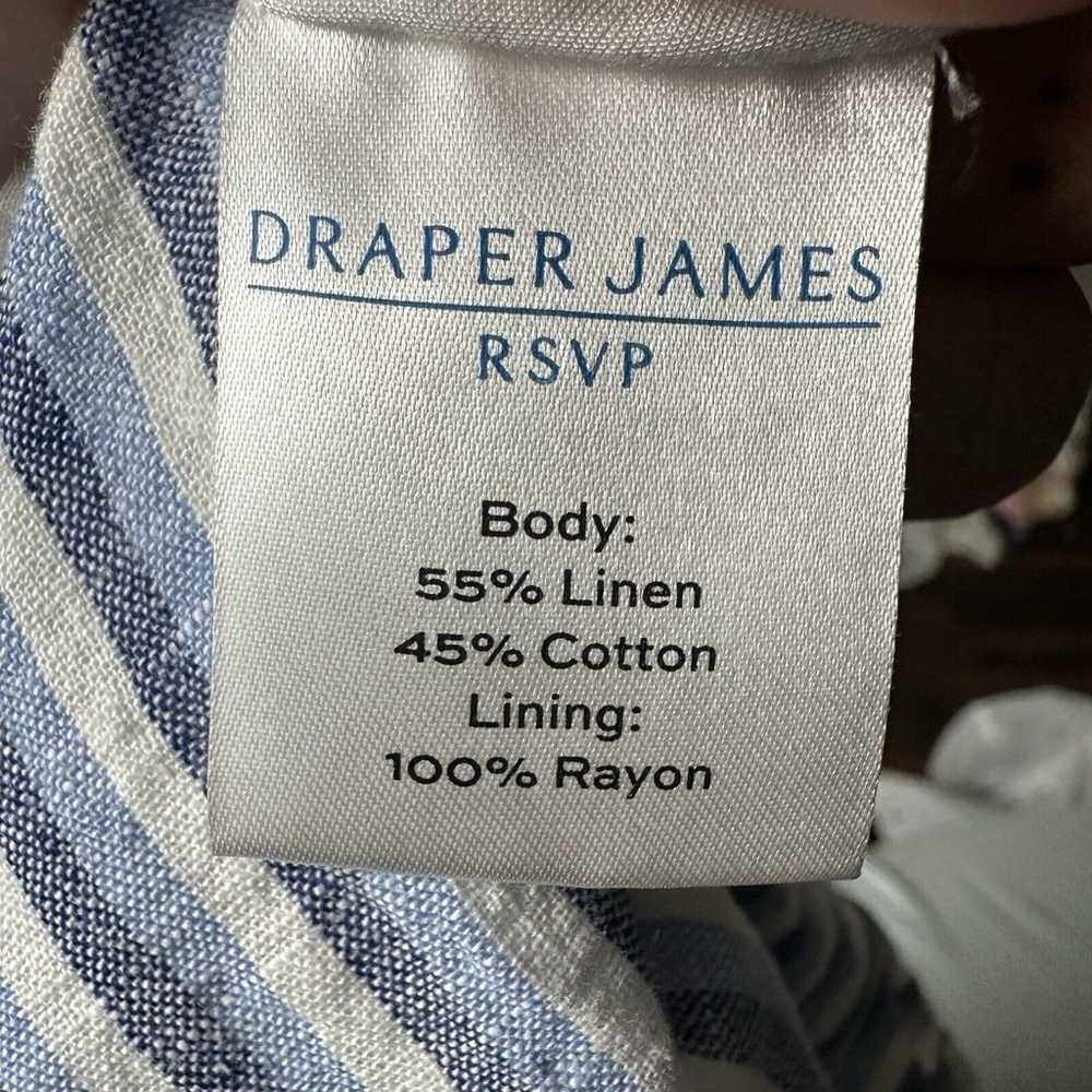 Draper James RSVP Dress Womens XL Linen Blend Fit… - image 11