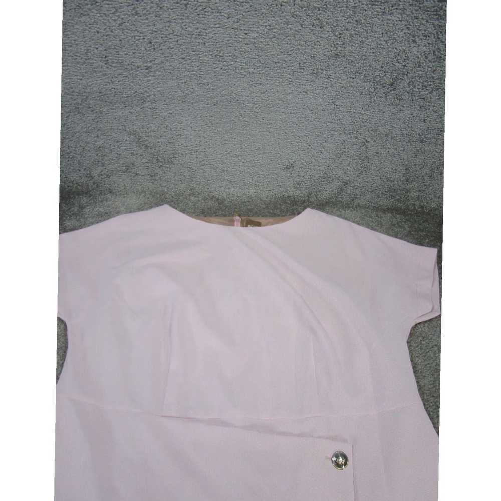 Vintage Pink Datera Short Sleeve Casual Shift Dre… - image 2