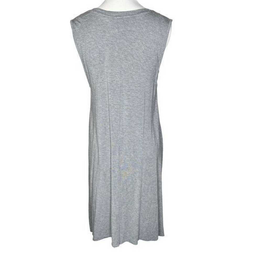 Artisan NY Gray V-Neck Dress Size Small - image 3