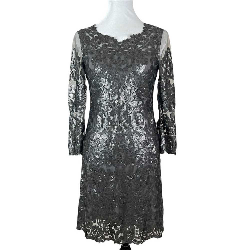 Yoana Baraschi Blue Beau Rivage Silver Sequin Coc… - image 1